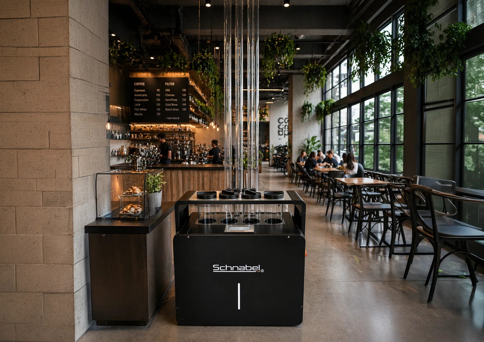 Beak Coffee ve Schnabel Cam Tasarım